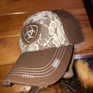 Woman’s Ariat laced ball cap